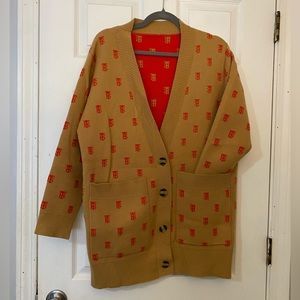Burberry replica cardigan sweater purchased on DHgate. No tags. Size large